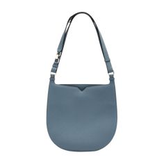 Valextra saffiano leather hobo bag. Adjustable shoulder strap. Open top with snap closure. Interior, one slip pocket. 11.4"H x 10.6"W x 3.5"D. Made in Italy. Luxury Structured Hobo Bag, Modern Calf Leather Shoulder Bag With Silver-tone Hardware, Chic Saffiano Leather Shoulder Bag With Palladium Hardware, Saffiano Leather Shoulder Bag With Palladium Hardware, Structured Shoulder Bag With Palladium Hardware For Everyday Use, Formal Calf Leather Hobo Bag With Adjustable Strap, Evening Saffiano Leather Shoulder Bag With Palladium Hardware, Designer Saffiano Leather Shoulder Bag With Silver-tone Hardware, Everyday Saffiano Leather Bags With Palladium Hardware