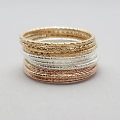 This listing is for one faceted stacking ring in sterling silver, gold filled, or rose gold filled. Band measures 1.5mm thick. Rose Gold Sterling Silver Midi Rings, Rose Gold Sterling Silver Dainty Stackable Rings, Everyday Adjustable Hammered Stackable Rings, Delicate Stackable Rose Gold Sterling Silver Rings, Tiny Rose Gold Stackable Rings, Stackable Rose Gold Sterling Silver Midi Rings, Anniversary Rose Gold Hammered Stackable Rings, Dainty Nickel-free Rose Gold Rings, Hammered Rose Gold Stackable Rings As Gift