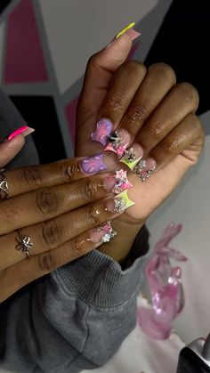 Airbrush Nails, Diy Acrylic Nails, Gel Nails Diy