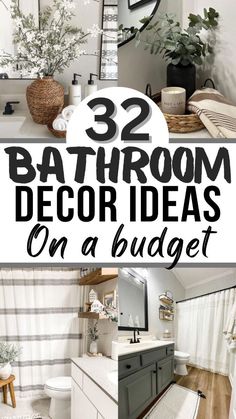 bathroom decor ideas on a budget