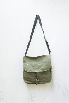 Vintage Green Military Bag Army Canvas Bag by RaffaelloVintage, $11.90 Khaki Canvas Satchel For School, Vintage Flap School Bag, Canvas Satchel In Khaki For School, Khaki Crossbody Satchel For School, Khaki Canvas School Satchel, Vintage Khaki Canvas Satchel, Vintage Canvas Bag With Adjustable Strap For School, Canvas Satchel For School, School Satchel With Canvas Lining