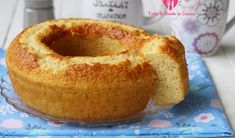 a bundt cake sitting on top of a glass plate