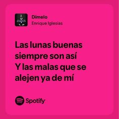 a pink background with the words,'la lunas buenas siempre son