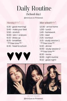 requested! The one and only icon Jennie Kim🖤🩷 (DO NOT REPOST) #jennie #jenniekim #jennierubyjane #blackpink #blink #dailyroutine #daily #school #glowup #jennieism Dream Routine, Kpop Idol Daily Routine, Wonyoungism After School Routine, Kpop Routine, Jenniesm Wonyoungism, Jennieism Aesthetic, Jennieism Vibes