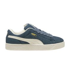 Find PUMA Suede Xl 'hairy Club Navy on Editorialist. Suede XL 'Hairy - Club Navy' Modern Streetwear, Sport Shoes Men, Grey Skies, Jordan 4 Retro, Puma Suede, Puma Sneakers, Pumas Shoes, Blue Sneakers, Sneakers Blue