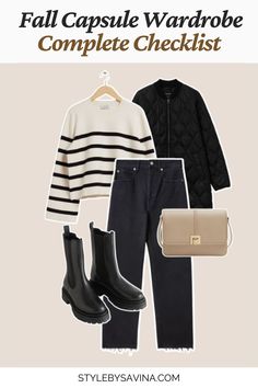 fall 2024 capsule wardrobe Fall Travel Wardrobe