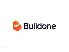 the logo for buildone, which is designed to look like hexagonal shapes