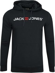 Ein unkomplizierter Style, der jeden Tag getragen werden kann - das bietet JACK & JONES mit diesem Basic-Sweater. Der Pulli aus weichem Sweatstoff punktet mit lässigem Lableprint auf der Vorderseite, Hoodie Logo, Pullover Sweatshirts, Special Features, Sweat Shirt, Models, ? Logo, Sweatshirts