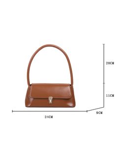 xakxx Original Chic 4 Colors Leather Shoulder Bag Trendy Brown Baguette Bag For Office, Trendy Baguette Bag With Hasp Closure For Shopping, Trendy Satchel Flap Bag With Hasp Closure, Trendy Bags With Hasp Closure For Everyday Use, Trendy Brown Box Bag For Office, Trendy Shoulder Bag With Hasp Closure For Everyday Use, Trendy Satchel Shoulder Bag With Hasp Closure, Trendy Faux Leather Shoulder Bag With Hasp Closure, Trendy Everyday Shoulder Bag With Hasp Closure