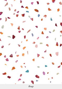 colorful confetti falling from the sky on a white background