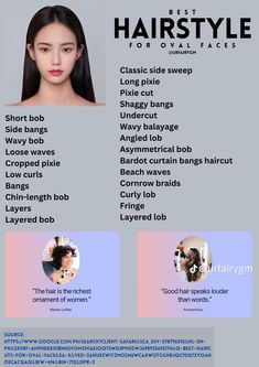 Curly Hair Cuts For Oval Face Shape, Hair Styles For Oval Shape, Oval Face Haircuts Curly Hair, Short Hairstyles For Oval Face Shape, Oval Head Hairstyles, Oval Face Shape Haircut, Haircut For Oval Shaped Face, Haircuts Oval Face, Best Haircuts For Oval Face Shape