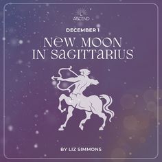 the cover of december's new moon in sagittarius