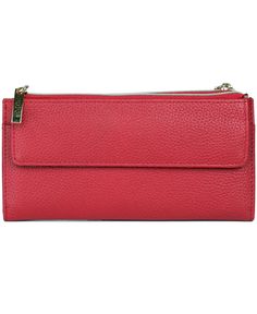 in stock Red Wallet, Blush Color, Zipper Pulls, Zip Top, Cosmopolitan, Interior Details, Handbag Accessories, Slots, Wallets