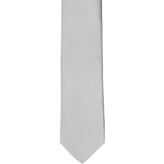 This tie might be plain but, boy, does it have style. This silver skinny tie is cut to our thinnest width at 2-inches wide. This is a cool tie and the width is versatile. Wear it formally with a fitted suit or more casually with jeans. The tie is made from polyester so it's durable. The finish is in between shiny and matte, which we think you'll like. Our customers are pairing this silver skinny tie with the matching pocket square and a pair of skinny suspenders. We recommend this shade for a li Classic Fitted Silver Suit And Tie Accessories, Classic Adjustable Silver Suit And Tie Accessories, Classic Gray Standard Tie And Suit Accessories, Adjustable Silver Suit And Tie Accessories For Black Tie, Silver Standard Tie For Black Tie Events, Silver Adjustable Accessories For Black Tie Suit, Classic Silver Adjustable Suit And Tie Accessories, Silver Ties For Black Tie Events, Gray Standard Tie For Formal Occasions