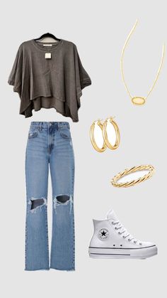 Fall Outfits Not Basic, Cute Summer Fall Outfits, Quick Summer Outfits Casual, Picture Day Outfit Inspo Middle School, Casual Outfits For Teens Girls Simple, Cute Flair Jeans Outfit, Cute Back To School Outfits Highschool Baddie Ideas, Summer Woman Outfits, Outfit Ideas For Your Birthday