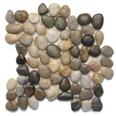 several rocks arranged in the shape of a triangle