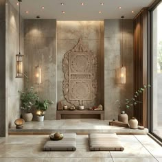 21+ Creative Pooja Room Wall Design Ideas for Serene Spaces • 333+ Art Images Indian Modern Interior Design, Modern Puja Room Design, Pooja Room Inside Design, Simple Pooja Room Ideas, Pooja Room Design Modern, Pooja Room Tiles Design, Puja Room Modern, Puja Room Design Indian Modern, Modern Pooja Room Design