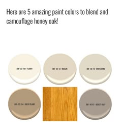 there are 5 amazing paint colors to blend and camouflage honey oak in the home depot