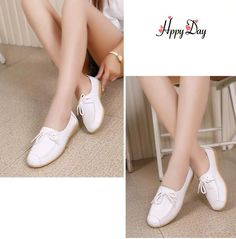 Katalina Women's Flat Leather Loafer Shoes | Ultrasellershoes.com – Ultra Seller Shoes White Round Toe Oxfords For Spring, White Casual Oxfords With Round Toe, Casual White Oxfords With Round Toe, Spring White Round Toe Oxfords, Trendy Spring Lace-up Office Shoes, Trendy Summer Lace-up Shoes With Round Toe, Summer Oxfords With Round Toe For Office, Summer Oxfords For Office With Round Toe, White Lace-up Closed Toe Shoes For Spring