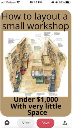 Tool Shed Organizing, Woodworking Workshop Layout, Garage Workshop Layout, Garage Workbench Plans, Workshop Layout, Woodworking Shop Layout