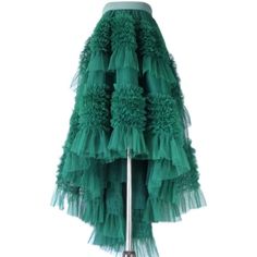 Hey, I found this really awesome Etsy listing at https://www.etsy.com/listing/1102583410/autumn-winter-new-style-mesh-skirt-with Custom Tulle Skirt, Unique Skirts Design, Groovy Clothing, Ruffled Cake, Green Tulle Skirt, Surreal Fashion, Adult Tulle Skirt, Groovy Clothes, Victorian Skirt