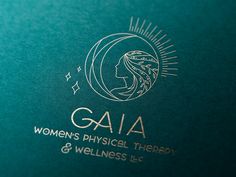 the logo for gaia women's physical therapy and well - being