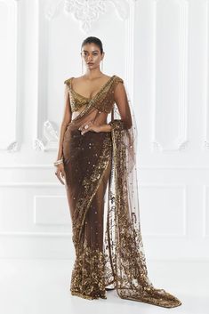 Embellished Saree, Designer Sari, Indian Saree Blouse, Elegant Blouse Designs