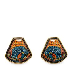 Used Hermes Enamel Cloisonn Earrings Gold Orange Multi-Color Plated Women's Hermes (Sku: Gzl159sa) === General === Brand : Hermes === Design === Type : Clip Earrings Gender : Women Color : Gold, Multi-Color, Orange === Size === Size (Hxwxd) : 26.00mm X 26.60mm / 1.02'' X 1.05'' === Included Items === Accessories : Box Accessories Notice : Before Purchasing, Please Refer To The Images Of The Accessories Included With The Item. === Condition === Condition : Used (Good) Ranking : Rank Ab Used - Tra Cloisonne Earrings, Hermes Design, Hermes Jewelry, Hologram Stickers, Box Accessories, Cloisonne Enamel, Accessories Box, Goods And Service Tax, Gold Orange