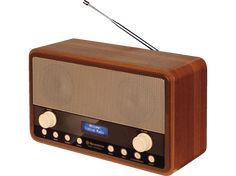 an old fashioned radio is shown on a white background