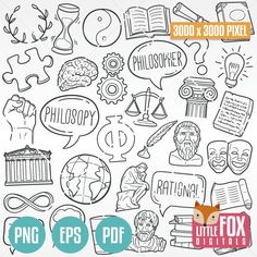 hand drawn speech bubbles and symbols for social media, blogging or other graphic projects