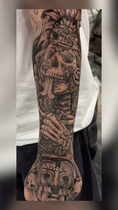 a person with a tattoo on their arm