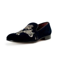 Dolce & Gabbana Men's Blue Velour Leather Loafers Shoes Uk 8 Us 9 It 42 Product Details Retail Value: $1095.00 This Is Authentic Dolce & Gabbana Men's Blue Velour Leather Loafers Shoes Sku: Shoes-6542 Country/Region Of Manufacture Italy Material: Velour/Leather Model: A50001 Ae134 80652 Luxury Blue Loafers With Brogue Detailing, Luxury Blue Wingtip Loafers, Luxury Blue Slip-on Loafers, Luxury Blue Slip-on Dress Shoes, Blue Luxury Slip-on Dress Shoes, Luxury Blue Loafers With Rubber Sole, Luxury Blue Loafers With Round Toe, Luxury Blue Dress Shoes For Galas, Luxury Blue Almond Toe Loafers