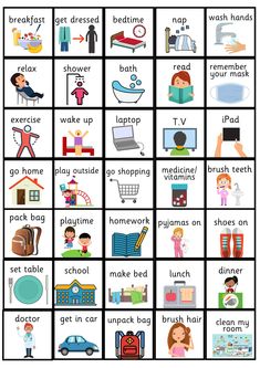 a printable worksheet with pictures and words to help kids learn the english language