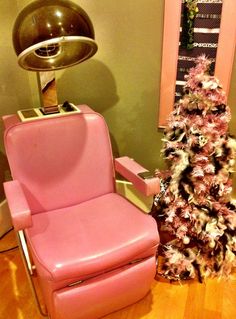 Hair Salon Chairs, Salon Hair Dryer, Blush And Grey, Salon Hair, Home Salon, Plastic Chair