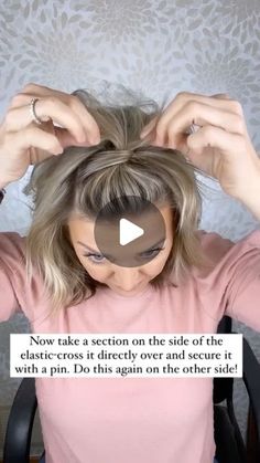 Gray Hair Highlights, Winter Hair, Penteado Cabelo Curto, Short Hair Updo