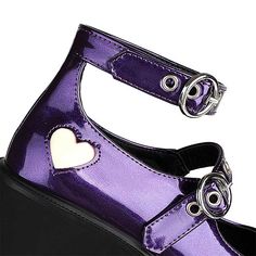 Lovely Heart High Heels Lolita Mary Janes Shoes Elevate your style with these Lovely Heart High Heels Lolita Mary Janes Shoes. The elegant heart design adds a touch of femininity to any outfit, while the high heels lengthen your legs and provide a comfortable fit. Perfect for any occasion, these shoes will make you feel both stylish and confident. Purple Mary Janes, Kawaii Swimsuit, Mary Janes Shoes, Dark Academia Clothing, Anime Lingerie, Aesthetic Dark Academia, Spring Summer Autumn Winter, Cottagecore Fashion, Kawaii Dress