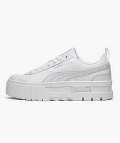 PUMA MAYZE GLOW WNS COLOR: PUMA WHITE S/N: 383684-01 All our items are 100% authentic, brand new and come with the original box.  Size chart Shipping After the order is received, the item will be despatched on the same or next business day. We send all parcels with a tracking number, so that you can track your parcel online.  We send items through either UPS or the Post Office. Shipping via UPS usually takes less than a week (except South America, Mexico, Ukraine, Belarus, Russia, APO/FPO, PO Bo Shoes Sneakers White, Lifestyle Shoes, Puma White, Puma Women, Women Lifestyle, S N, Nike Air Force Sneaker, Post Office, Sneakers White