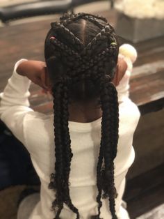 Picture Day Hairstyles For Kids Black, Crisscross Braids, Toddler Braids, Girly Hairstyles