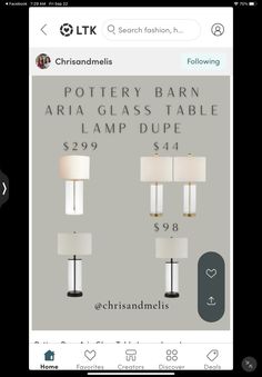 a pair of lamps are on sale for $ 99