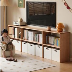 Heightened cabinets are super versatile! 
 Meet the storage needs of children from childhood to adulthood Den And Playroom Combo, Toy Storage Wall Unit, Tv Cabinet Storage, Cabinet Minimalist, Living Room Toy Storage, Toy Cabinet, Childrens Toy Storage, Toy Storage Solutions, Wood Tv Cabinet