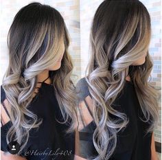 Stunning Darker Roots Blonde Hair Balayage Medium Length, Platinový Blond, Guy Tang, Winter Hair Color, Ombre Hair Color, Long Blonde, Hair Painting, Blonde Ombre