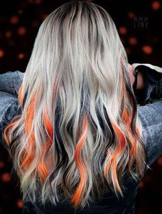 Scary, Fun and Creative Halloween Hair Ideas To Try Out Orange Hair, Hair Inspo Color