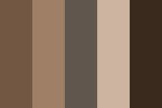 the color palette is brown and has many different shades to choose from, including one for each