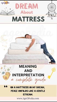 Dream about Mattress Biblical & Spiritual meaning, interpretation, good or bad Unresolved Issues, New Mattress, Fresh Beginnings, Dream Symbols, Positive And Negative