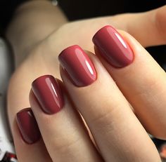 Rumour is a true mauve; a very neutral red. Award Winning Gel Polish! This incredible 100% pure colored gel is created by Akzentz amazing team of chemists to be completely solvent free, long lasting and easily applied! This unique formula provides numerous benefits: Easy Application - The product is not runny so it stays where you apply it. Odor Free - Absolutely NO smell. Does not smell like nail polish, since it is polish free. Flexibility and Strength - Typical gel polish made with polish in Soak Off Gel, Gorgeous Nails, Uv Led, Nail Manicure, Winter Nails, Red Nails, Short Nails, Natural Nails, Essie