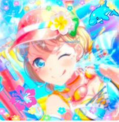 Tropical Gyaru Pfp, Summer Pfp Anime, Tropicalcore Pfp, Summer Pfp Aesthetic, Tropical Pfp, Indie Pfp, Summer Pfp, Google Backgrounds, Tropical Core