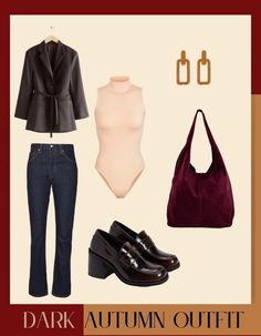 Autumn Minimal Outfit, Deep Autumn Palette, Deep Autumn Color Palette, Soft Dramatic, Deep Autumn, Dark Autumn, Seasonal Color Analysis, Makeup Guide, Fall Color Palette