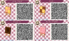 the qr code for an animal crossing game is shown in this screenshote