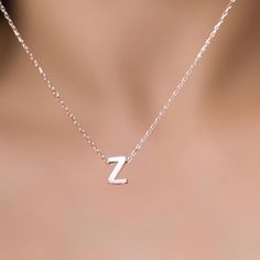 Make a statement of sophistication with our Z Initial Necklace in radiant rose gold. This personalized piece is the perfect gift for her, showcasing both style and sentimentality. • Finish: 925k Sterling Silver / Rose • It's dainty and can be worn every day • A special piece you'll treasure • High quality materials and attention to detail • Our jewelry is designed With Love In NY Delicate Rose Gold Initial Necklace For Anniversary, Elegant Rose Gold Initial Necklace For Valentine's Day, Dainty Rose Gold Initial Necklace For Anniversary, Rose Gold Sterling Silver Initial Necklace For Anniversary, Dainty Rose Gold Initial Necklace As Gift For Her, Rose Gold Initial Pendant Necklace As Gift For Her, Rose Gold Initial Necklace Pendant As Gift For Her, Rose Gold Sterling Silver Initial Necklace As Personalized Gift, Rose Gold Sterling Silver Initial Necklace For Personalized Gifts