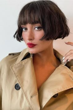 Good Haircuts, モード ボブ, French Haircut, Micro Bob, Short Haircuts With Bangs, Medium Bob Haircut